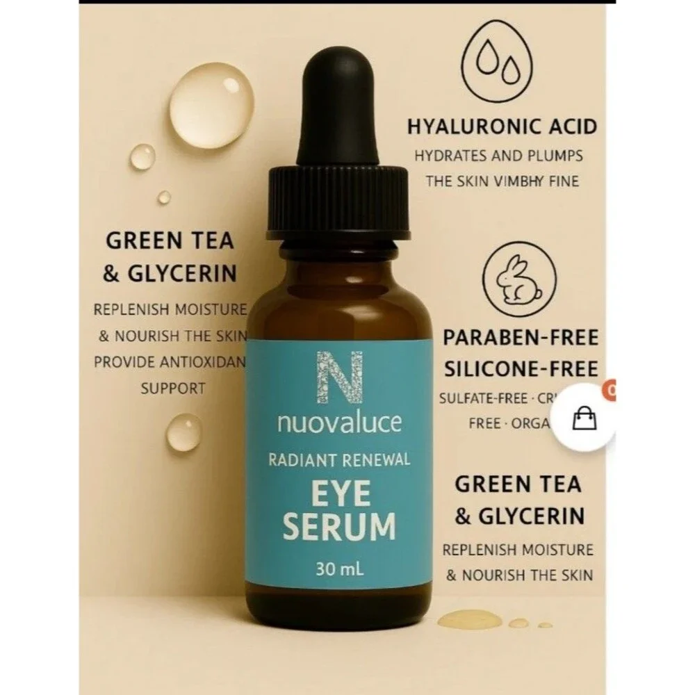 Nuovaluce Radiant Renewal Serum Yeux Eye Serum NEW Full Sz $144 value